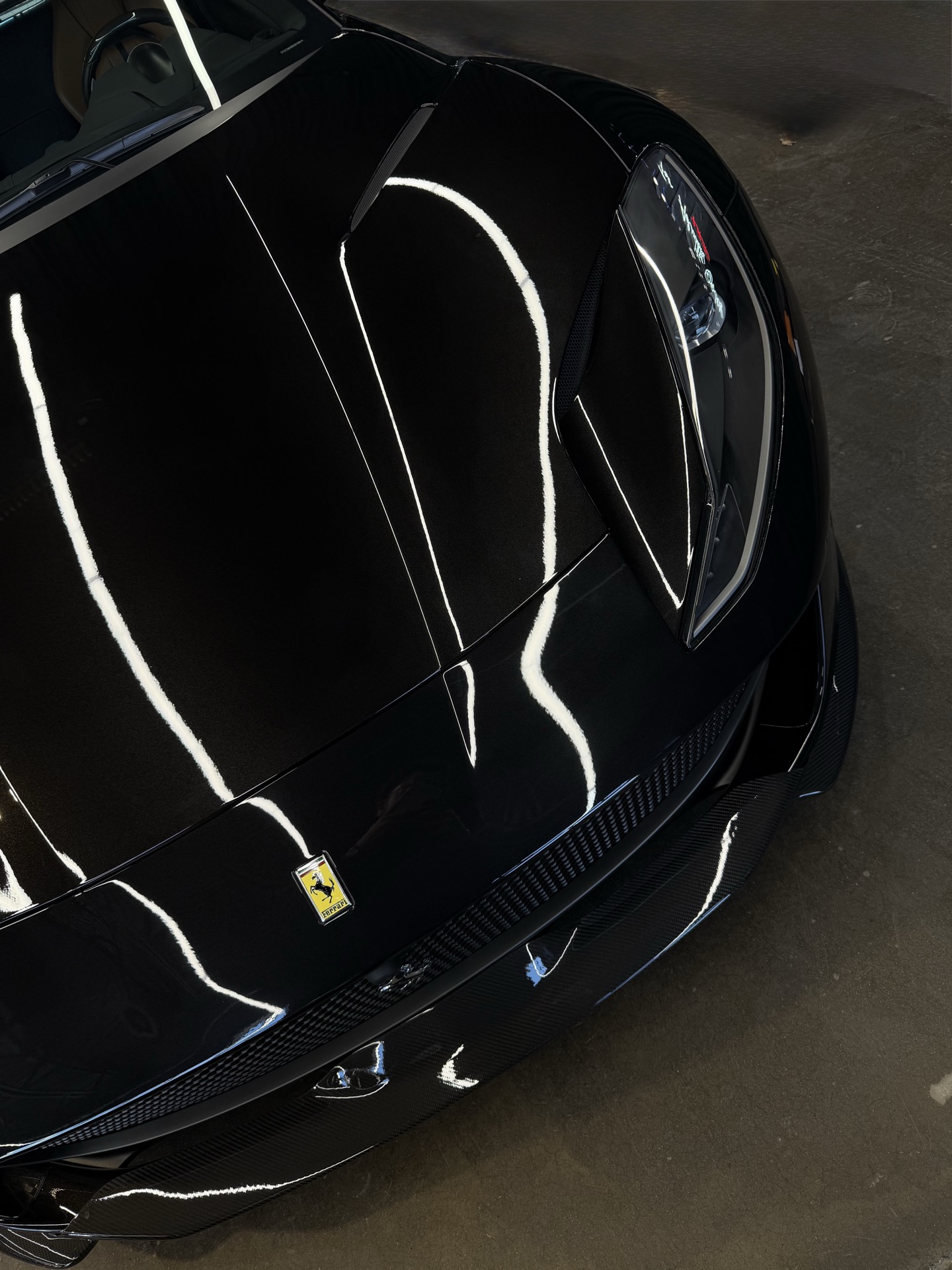 Ferrari paint correction