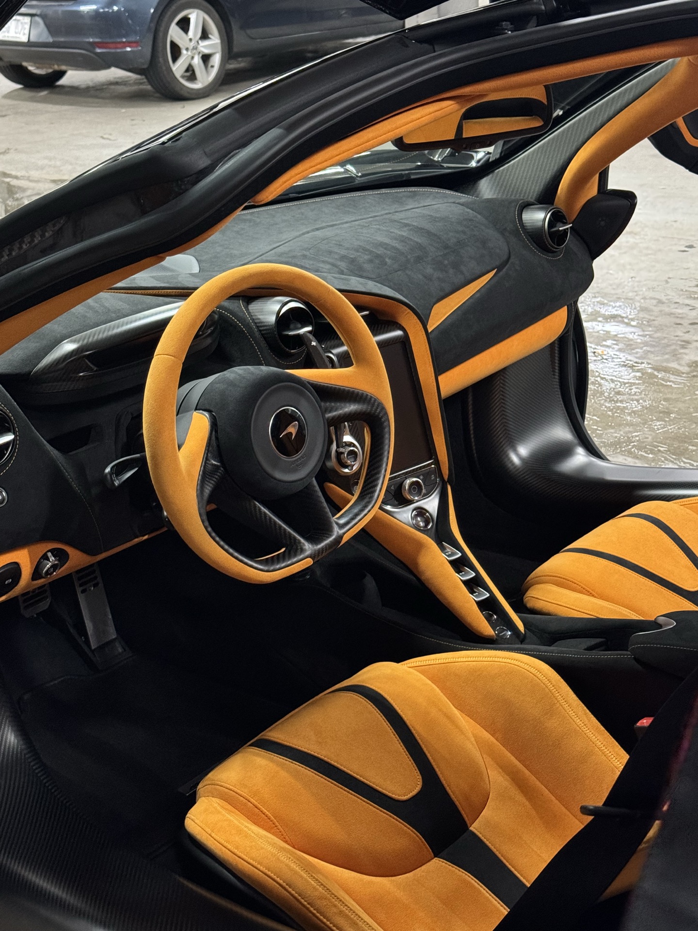 McLaren interior detail
